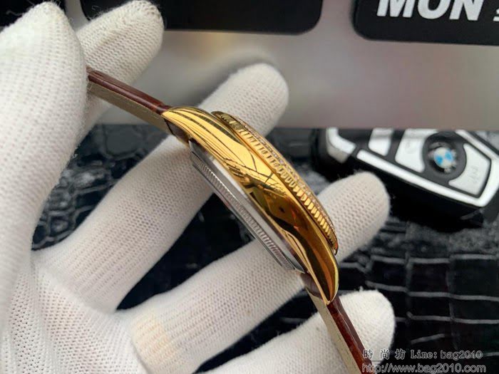 ROLEX勞力士 尊貴紳士 兩針鏤空 316精鋼針扣 自動機械 潮男腕表  wssb4657